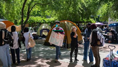 Sac State students, community members pitch tents on campus to protest Israel, war in Gaza