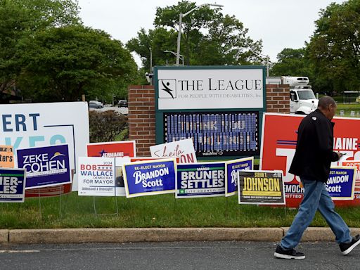 Maryland’s big-dollar primary features tighter races, hot words and a sea of ads