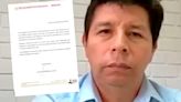 Pedro Castillo muestra documento de la Embajada de México donde aclara que no pidió asilo político