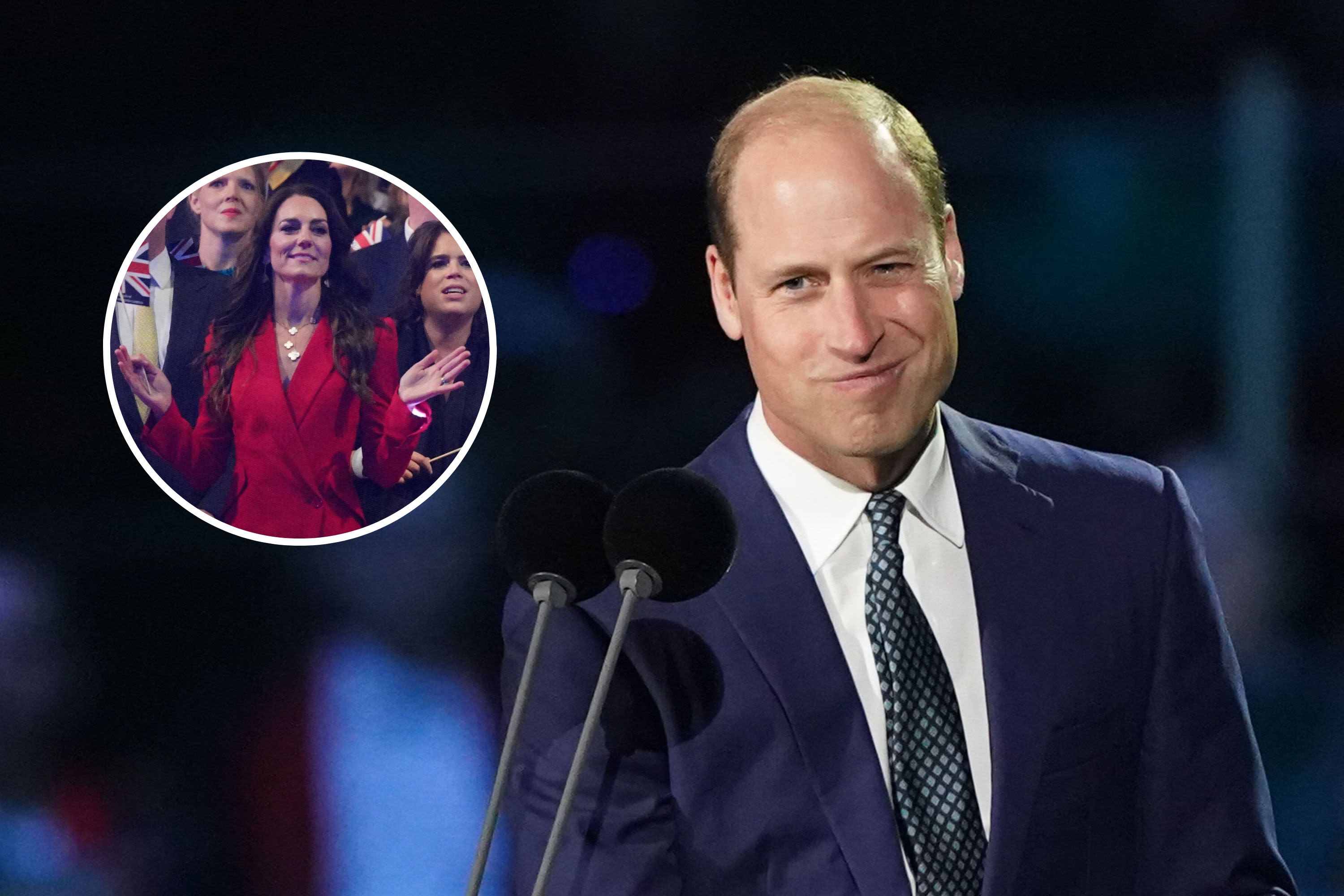 Princess Kate's reaction to William's risky joke caught on camera