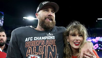 Taylor Swift and Travis Kelce Pack on the PDA While Recreating Viral Post-Game Photo