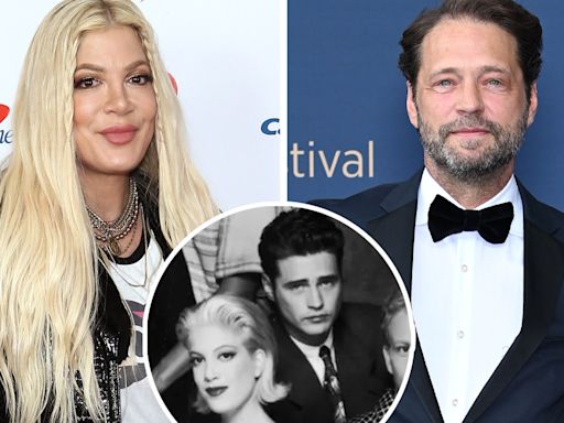 Tori Spelling Chipped Her Tooth Making Out With Jason Priestly and Is Finally Getting Veneers