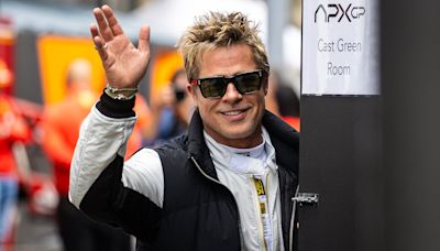 Brad Pitt and Daisy Edgar Jones are spotted in Silverstone