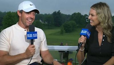 Rory McIlroy and Amanda Balionis caught cuddling after Canadian Open interview