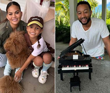 Chrissy Teigen Shares Family Lego Projects from Mexico Vacation — Including a Mini Piano for John Legend