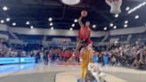 High-flying future Jayhawk Elmarko Jackson puts on show in McDonald’s dunk competition
