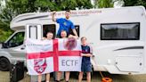 Migrants hide in England fans’ camper van – but run away when they realise which way it’s heading