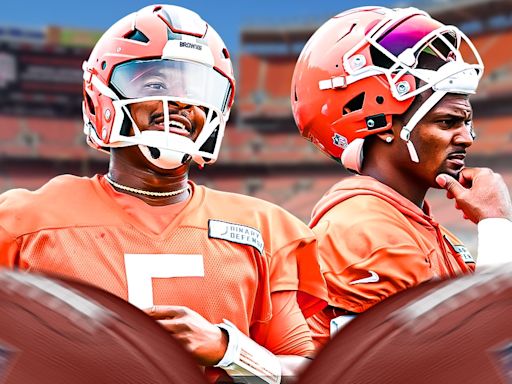 Browns' Jameis Winston hypes up Deshaun Waton amid shoulder injury rehab