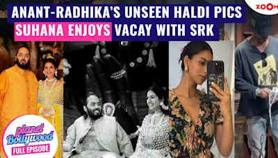 INSIDE Anant Ambani & Radhika Merchant's Haldi | Suhana Khan's fun time with dad SRK