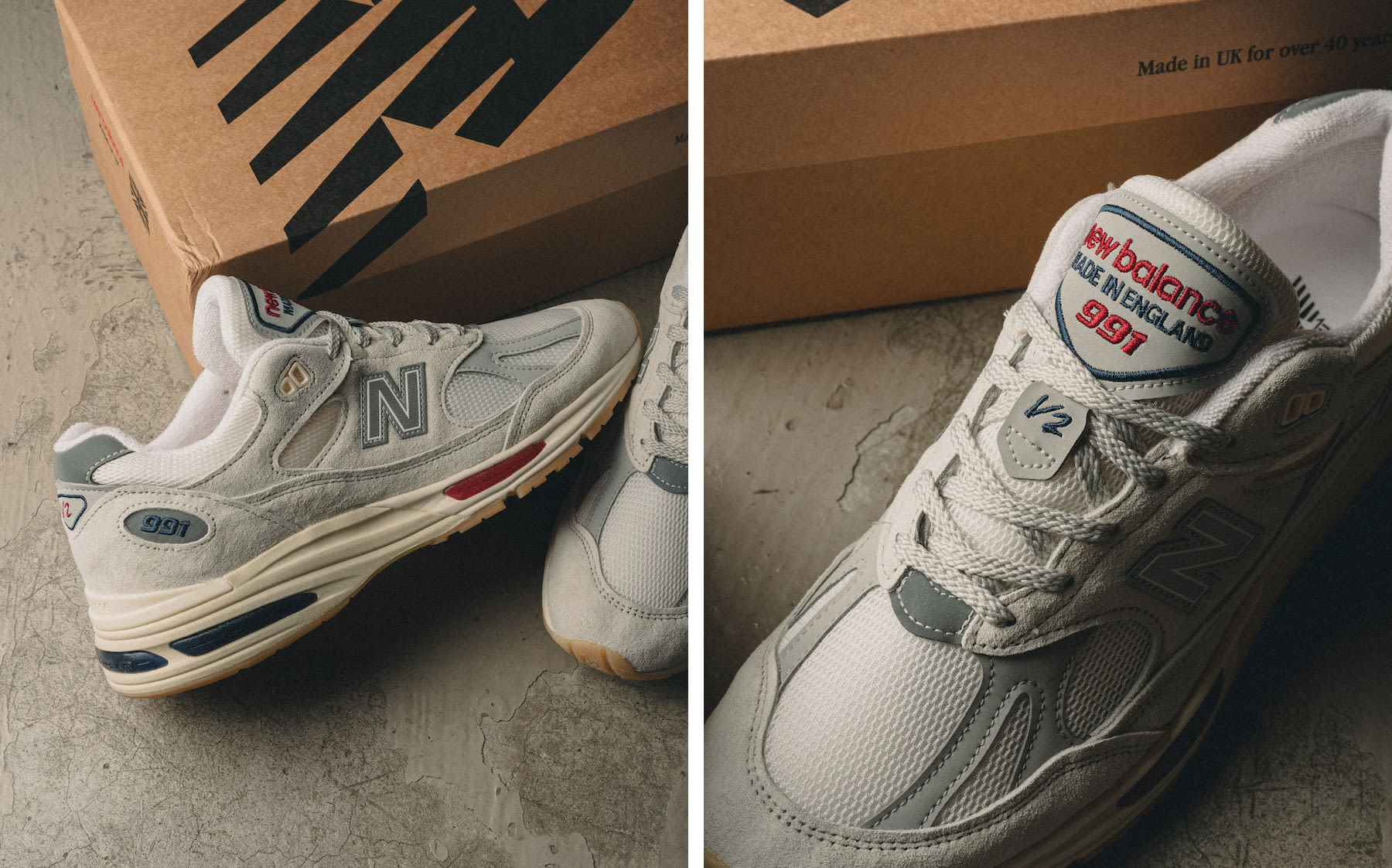 New Balance’s 991v2 ‘Made in UK’ Sneaker Takes On an Appropriate Red, White and Blue Colorway