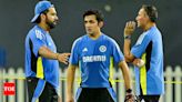 Watch: India cricketers hit the nets under the watchful eyes of Gautam Gambhir | Cricket News - Times of India