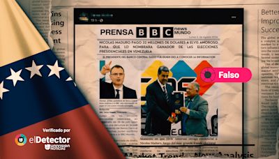 Es falsa esa supuesta portada de BBC Mundo con información sobre sobornos en las elecciones de Venezuela