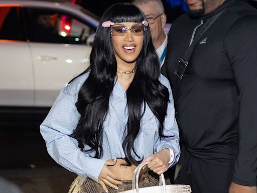 Cardi B Has Wardrobe Malfunction En Route to Knicks Game and Almost Misses Courtside Date with Offset