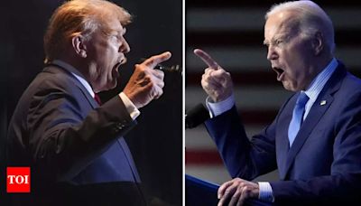 Trump tells Biden to ‘get the hell out of here’ in first post-debate speech - Times of India