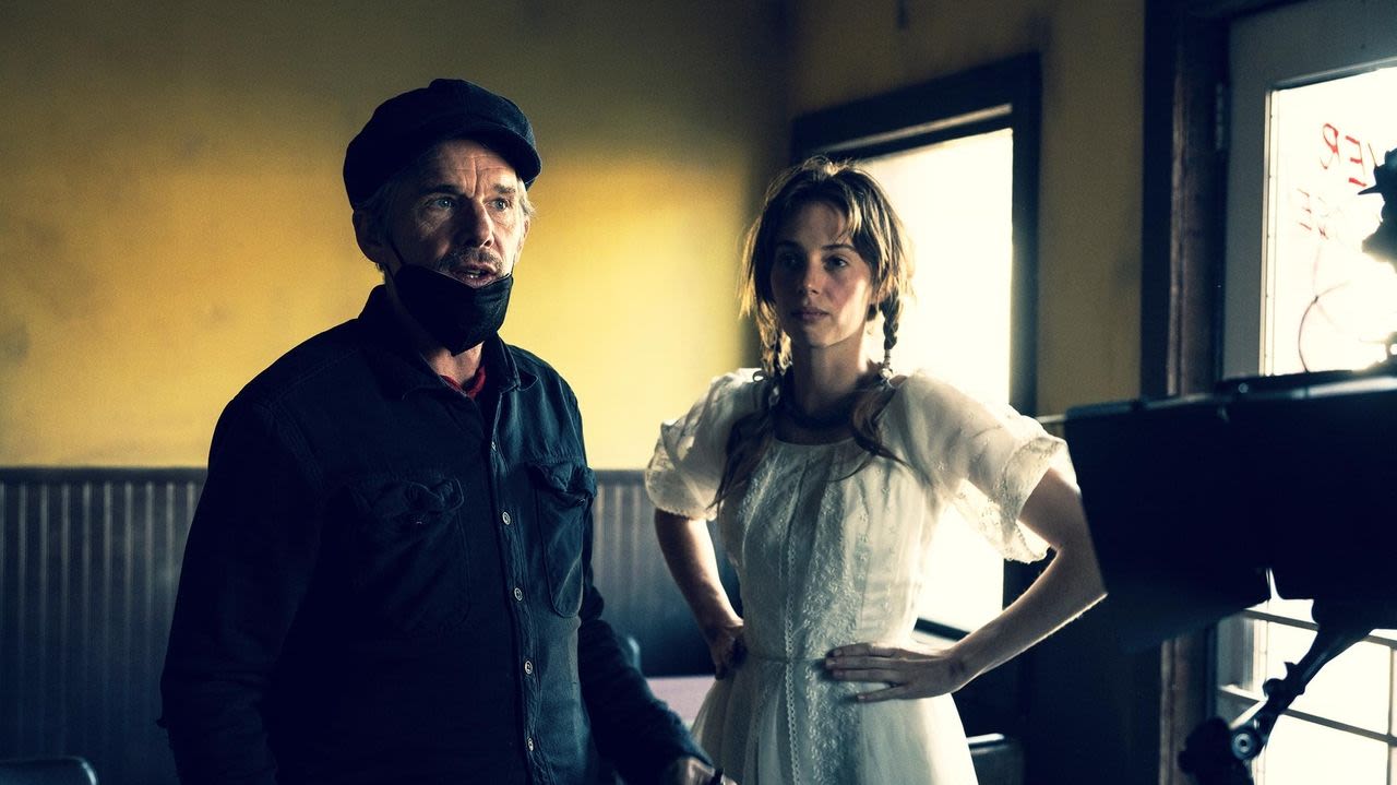 Ethan Hawke and Maya Hawke have a running joke about 'Wildcat,' their Flannery O'Connor movie