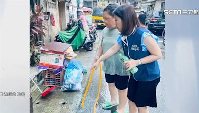 北市信義區暴雨釀災！網諷「擺拍勘災」 徐巧芯駁斥：里長可作證