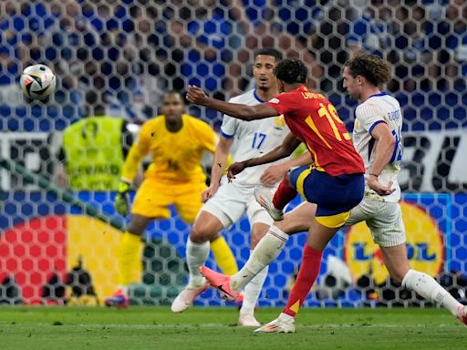 Watch: Lamine Yamal answers Adrien Rabiot with wonder goal in Spain vs France Euro 2024 semi-final