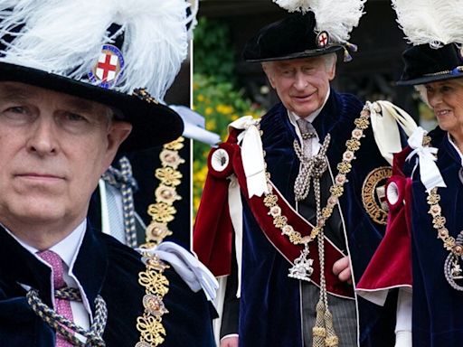 Andrew banned from Order of the Garter Day at Windsor for third year in a row