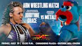 TNA wrestler Jordynne Grace challenges METAL! to an arm-wrestling match | Montréal Canadiens