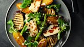 Upgrade Your Salad And Make Croutons Out Of Halloumi Cheese