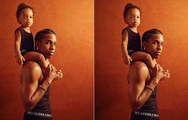 Rihanna and A$AP Rocky’s son RZA makes an adorable Savage X Fenty debut