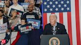 I am running the race, going to win again: Biden at Wisconsin rally - The Economic Times