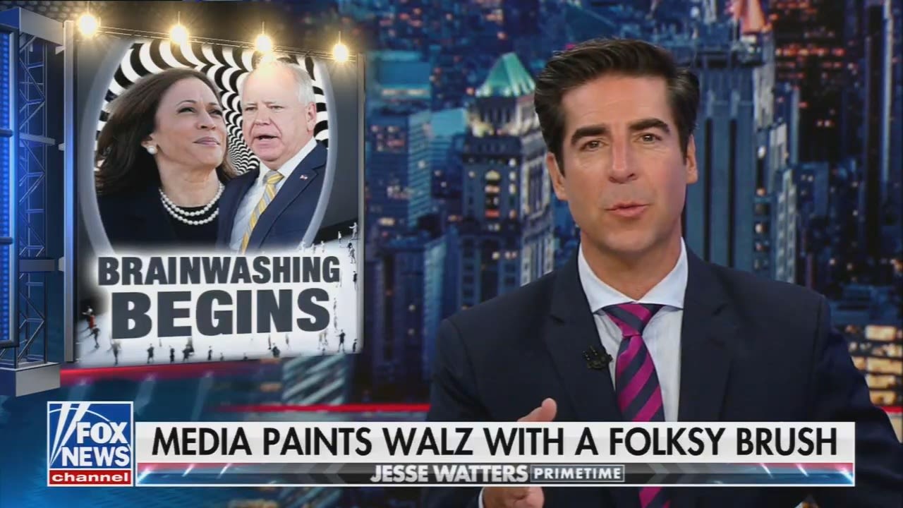 Jesse Watters: “They're just trying to use Walz as hick bait to lure white dudes for Kamala into their net”