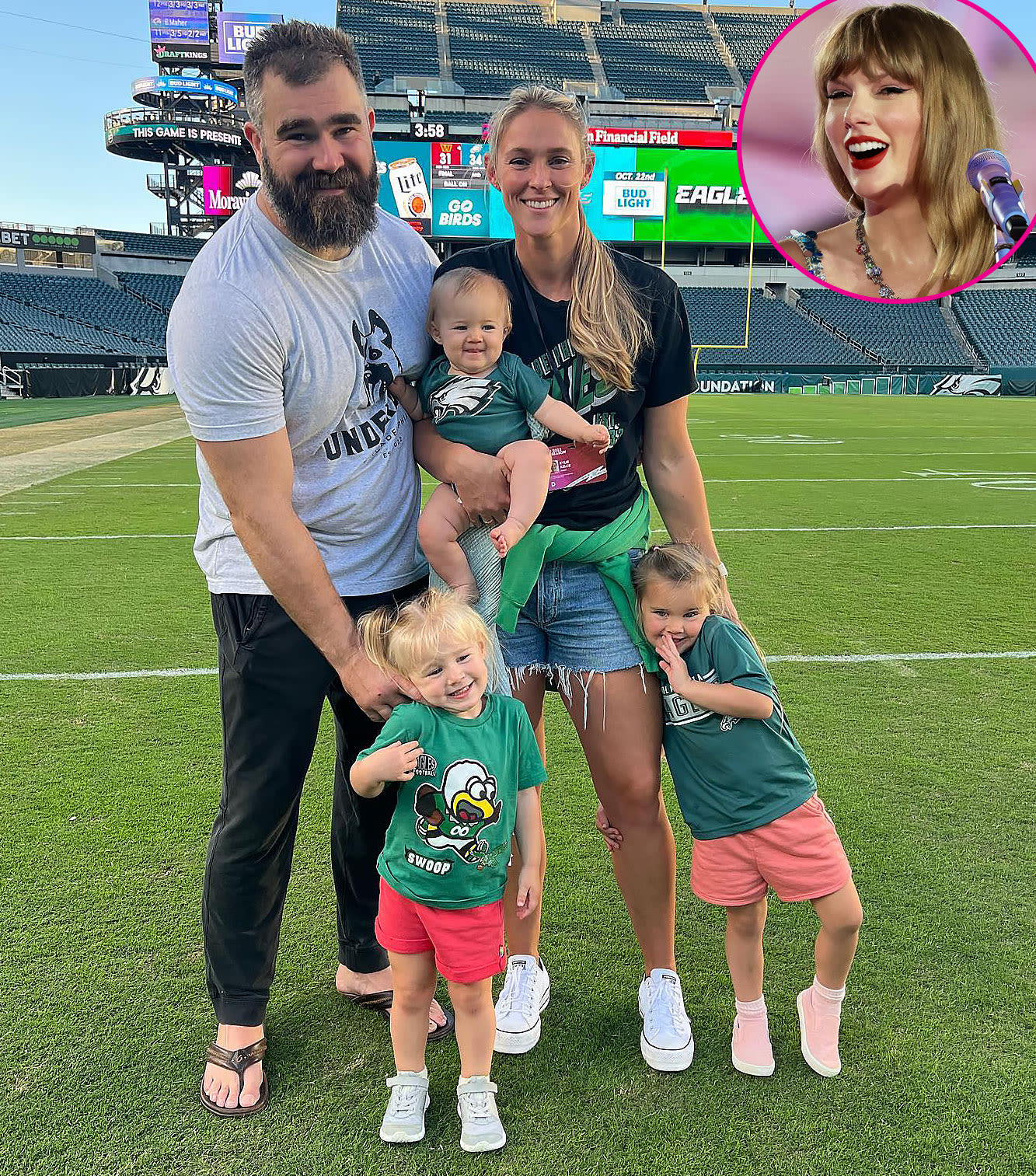 Jason Kelce Jokes About Meeting Taylor Swift’s Cats After Telling His Kids the Animals Are Poisonous