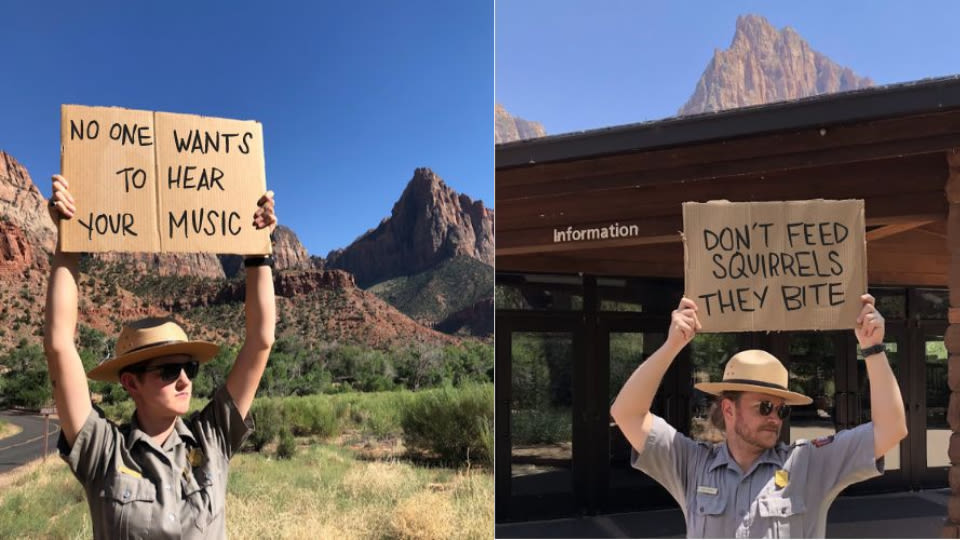 These National Park rangers are taking social media to the next level with their side-splitting videos