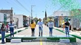 Inaugura Gallardo rehabilitación de calle en Prados San Vicente, San Luis Potosí