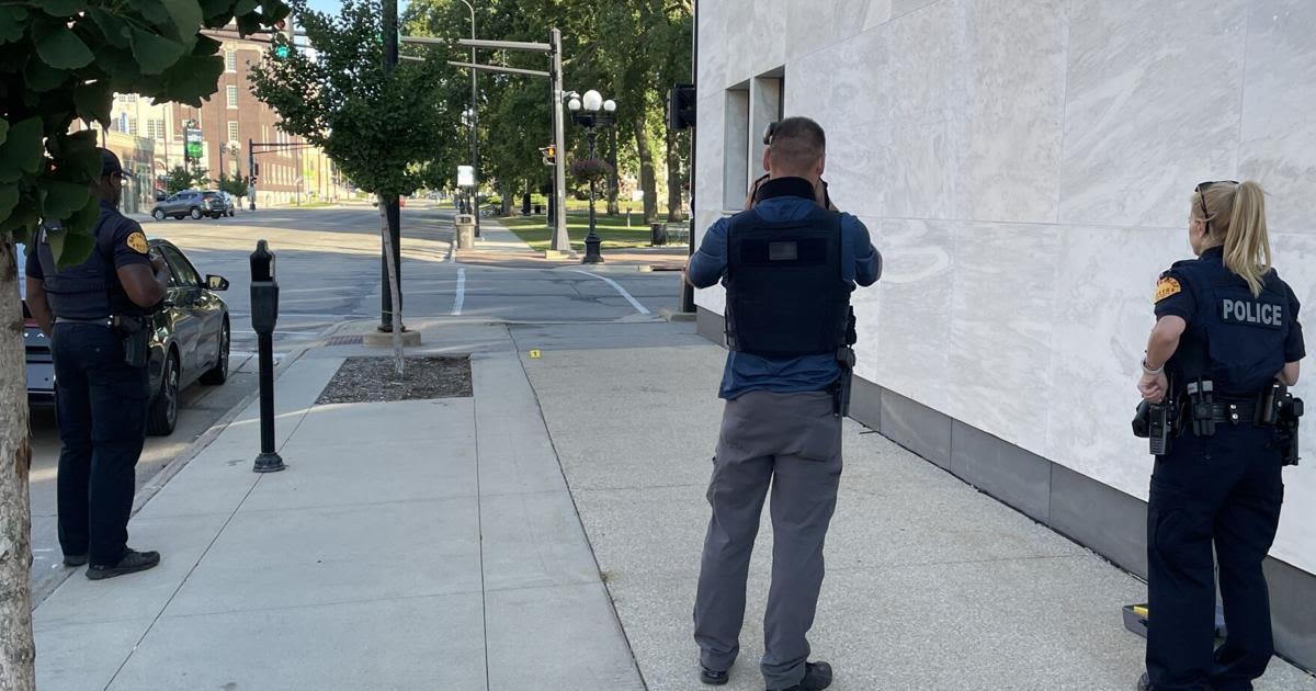 Police follow mysterious blood trail through downtown Waterloo Friday morning