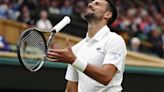 Novak Djokovic wins his first match at Wimbledon with a sleeve on his surgically repaired knee