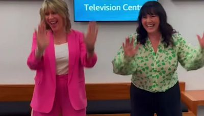 Ruth Langsford dances with Coleen Nolan after Eamonn Holmes split