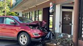 Vehicle crashes into West Elmira hair studio