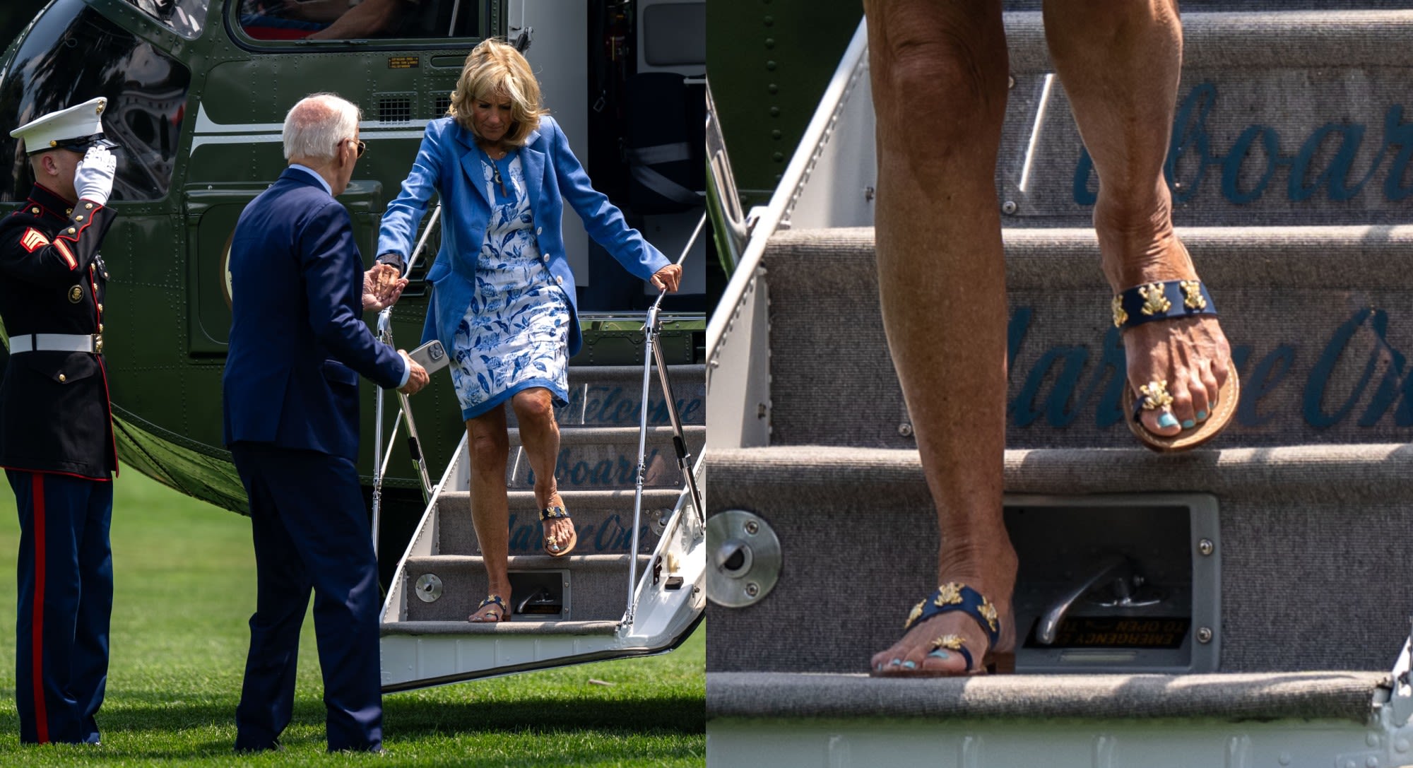 Jill Biden Brings Whimsy to the White House With Frog-Adorned Sandals