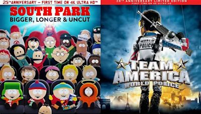 South Park: Bigger, Longer & Uncut and Team America: World Police receiving 4K Ultra HD anniversary releases