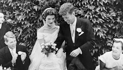 On this day in history, September 12, 1953, John F. Kennedy weds Jacqueline Bouvier in Newport, Rhode Island