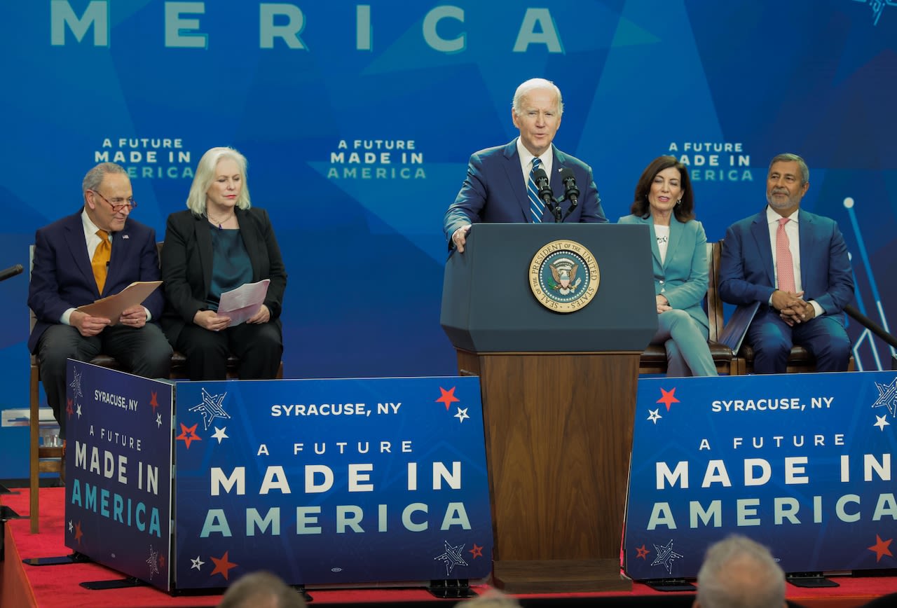 Watch live: President Joe Biden speaks in Syracuse about Micron project