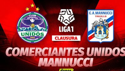 Comerciantes Unidos vs. Carlos Mannucci EN VIVO vía Liga 1 MAX: transmisión del Clausura