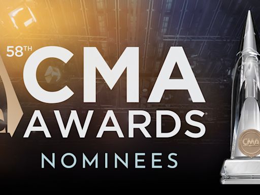 Here are the nominees for the 58th annual CMA Awards on ABC