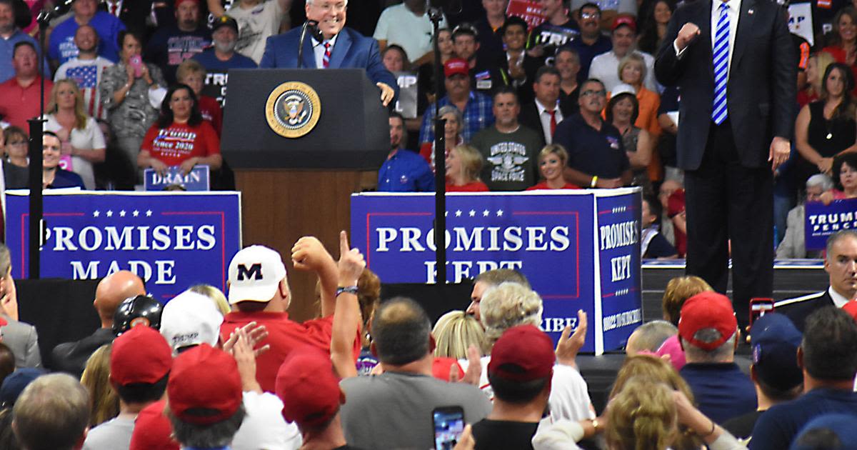 Former President Trump endorses Morrisey for West Virginia governor