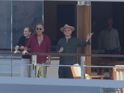 Bono, The Edge and Bruce Springsteen Spend Time with Steven Spielberg on His Luxury Yacht in France
