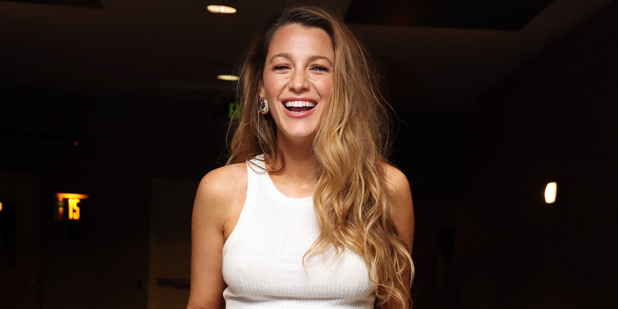 Blake Lively's hugeee tutu skirt and sequin bra top is serving sugarplum fairy realness