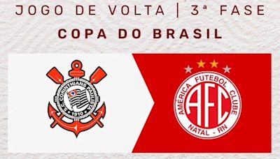 Corinthians x América-RN ao vivo: horário e onde assistir à Copa do Brasil