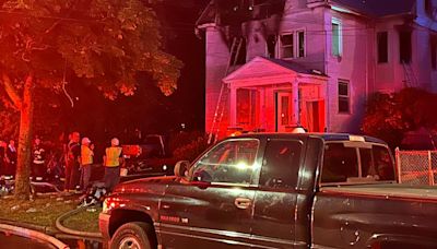 Three firefighters taken to hospital following house fire in New Haven