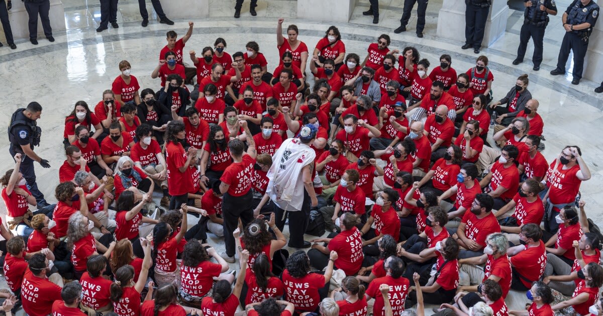 About 200 people protesting the war in Gaza arrested in Capitol building, police say