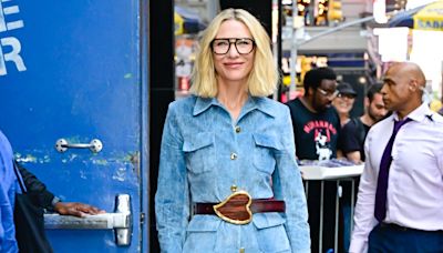 Cate Blanchett Successfully Adds a Little Sleaze to a Look