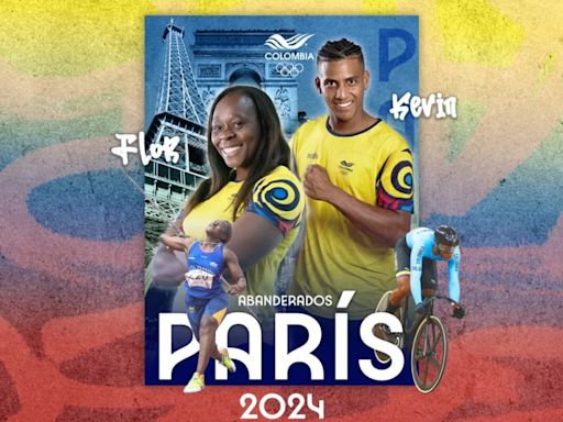 Juegos Olímpicos de París 2024: estos serán los abanderados de Colombia en el desfile inaugural