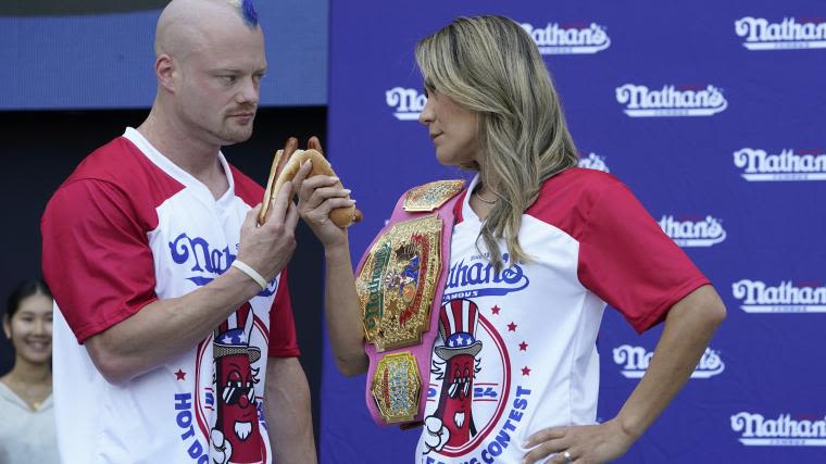 Nathan's Hot Dog Eating Contest cheating scandal: How 2024 women's winner Miki Sudo's husband allegedly broke rules | Sporting News