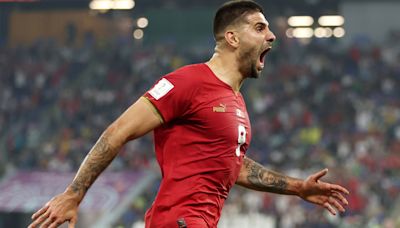 Who does Mitrovic play for? Former Premier League star to face England at Euros